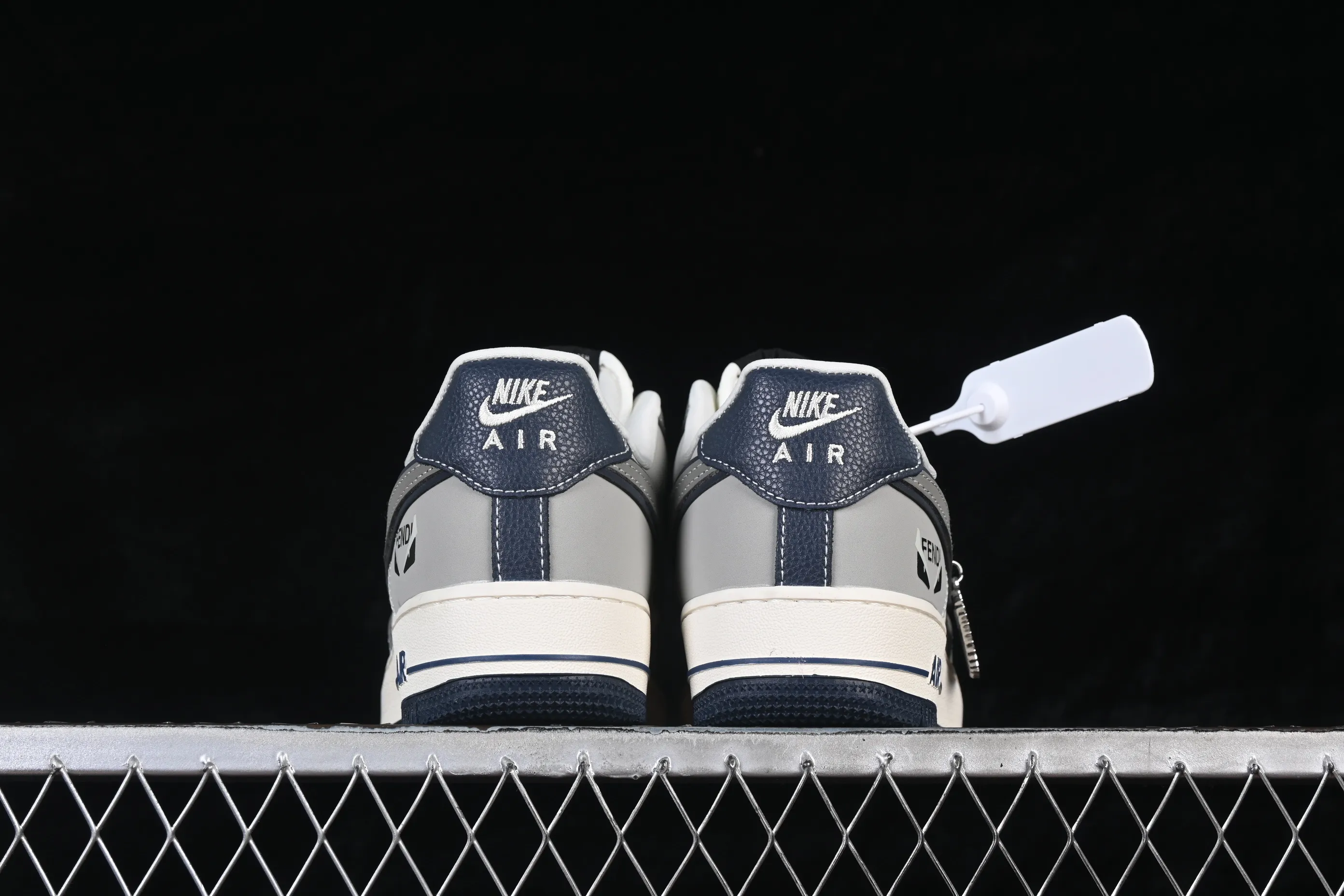 All categories Nk Air Force 1 Air Force series Nk Air Force 1 Low Air Force low top Nike Air Force 1'07 Low joint creative beige gray black Air Force 1 low top casual sneakers DF0188-110